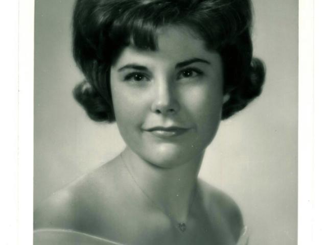 Mrs. Laura Bush is shown in her senior yearbook photo from Robert E. Lee High School in Midland, Texas. (H37-12)