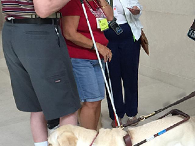 Only animals defined by the ADA as Service Animals are allowed into the Museum. Pets are not allowed.