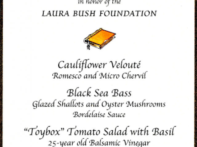 Luncheon for the Laura Bush Foundation, April 7, 2008.