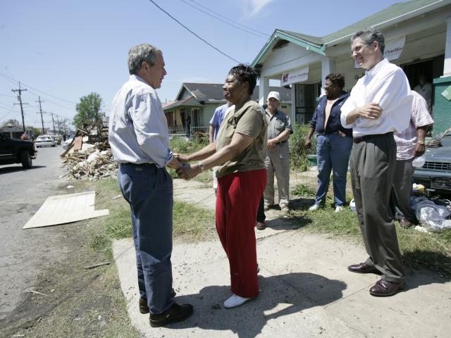 President George W. Bush Visits New Orleans in 2006