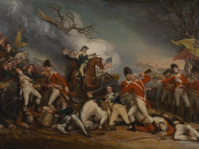 The Death of General Mercer at the Battle of Princeton, January 3, 1777.